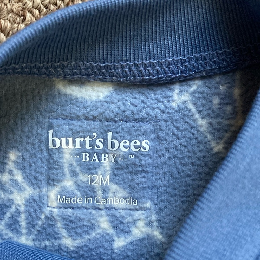 Burt's Bees/Carter's fleece sleepers - Picture 4 of 16